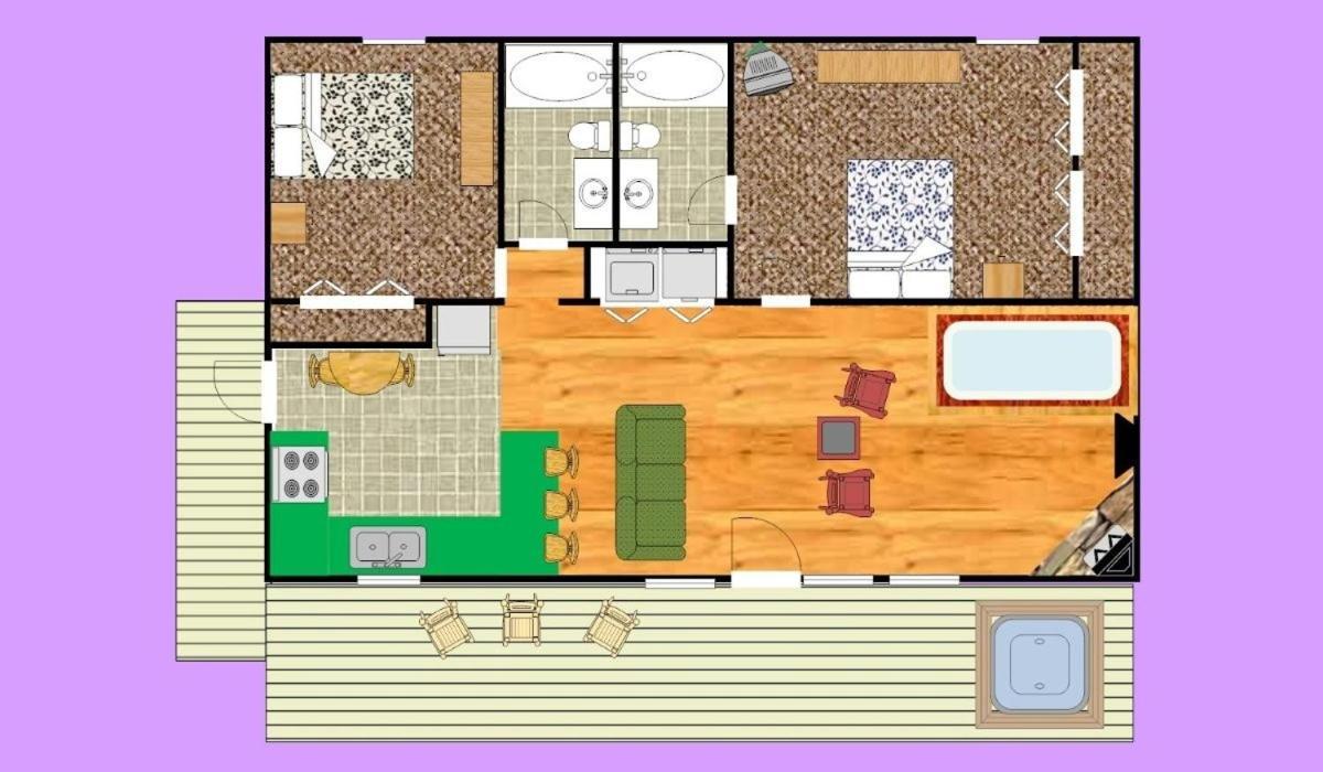 Mountain Dew - 2 Bedrooms, 2 Baths, Sleeps 4 Cabin Gatlinburg Dış mekan fotoğraf